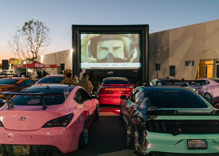 FunFlicks drive-in/car show event